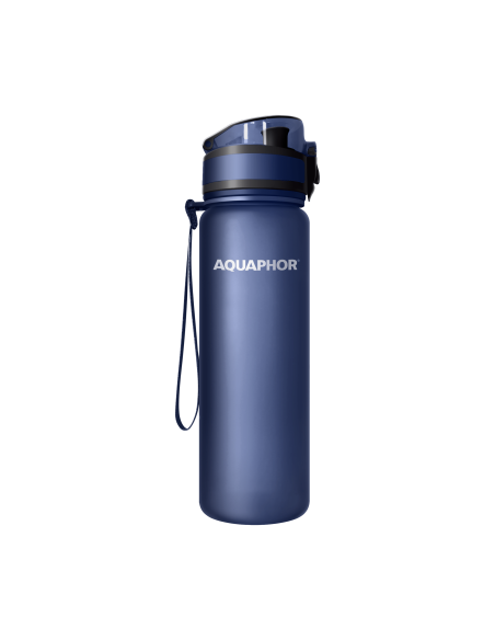 Aquaphor filtra ūdens pudele City (tumši zila) 0.5 l.