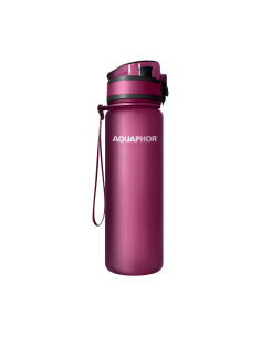 Aquaphor filtra ūdens pudele City (ķiršu) 0.5 l.
