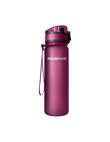Aquaphor filtra ūdens pudele City (ķiršu) 0.5 l.