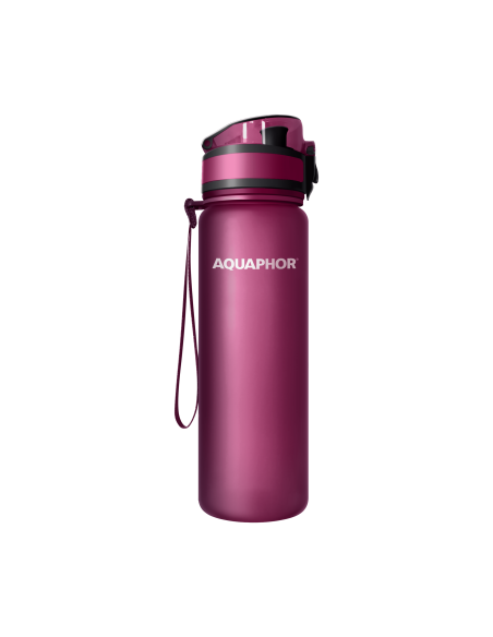 Aquaphor filtra ūdens pudele City (ķiršu) 0.5 l.