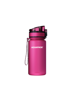 Aquaphor filtra ūdens pudele City (ciklamena) 350 ml