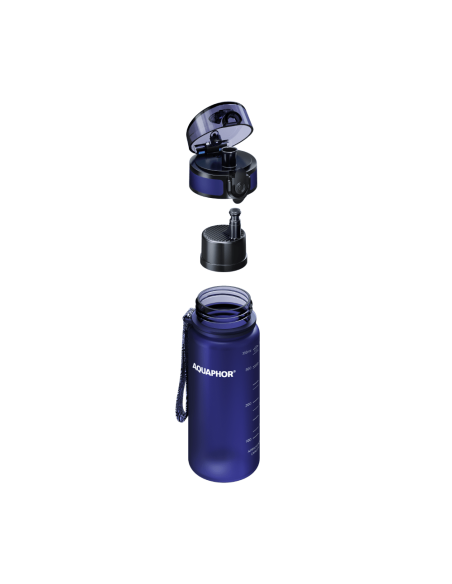 Aquaphor filtra ūdens pudele City (tumši zila) 350 ml