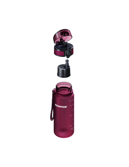 Aquaphor filtra ūdens pudele City (ķiršu) 350 ml