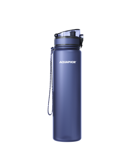 Aquaphor filtra ūdens pudele City (tumši zila) 1 l.