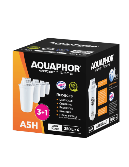 Aquaphor maiņas filtra modulis A5 H (4gab)