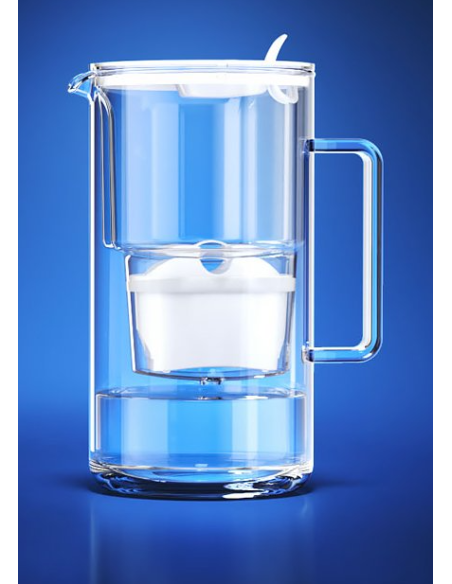 Aquaphor Glass Water Filter Jug MF+ Mg (grey) - 5