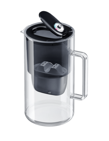 Aquaphor Glass Water Filter Jug MF+ (black) - 4