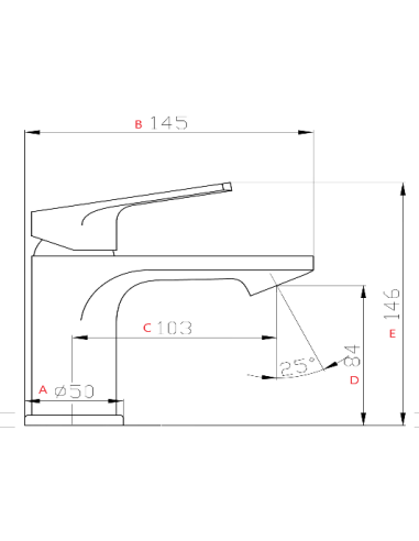 New! Ceramic sink faucet MG-2760CS RĪVA - 8