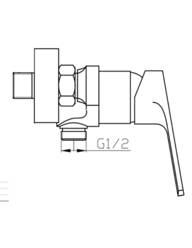 Jaunums! Dušas krāns bez komplekta MG-2740 RĪVA - 7