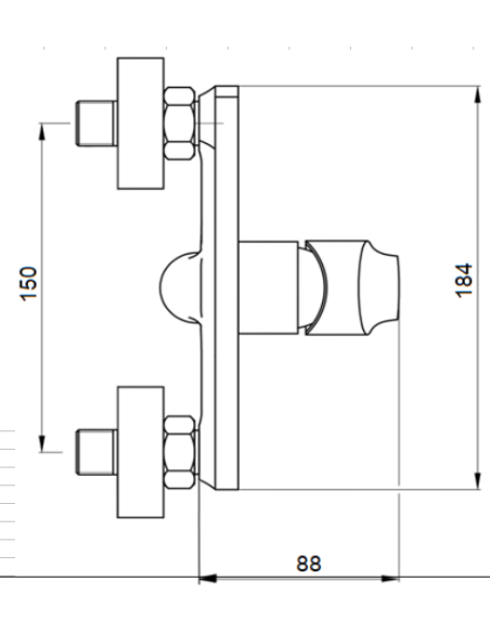 Uus! Dušisegisti ilma komplektita MG-2740 RĪVA - 8