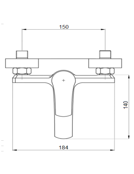 Uus! Vannisegisti ilma komplektita MG-2720 RĪVA - 7