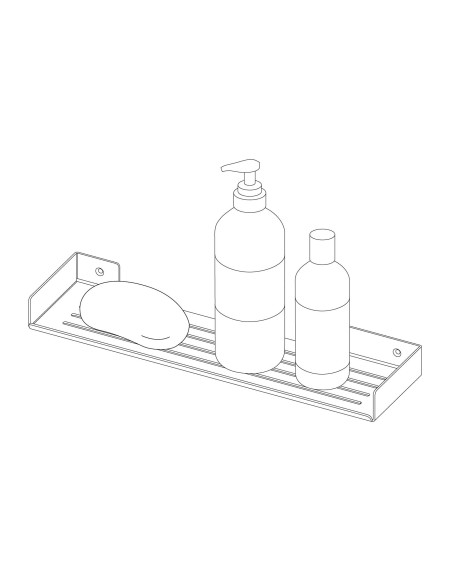 Deante Mokko plaukts, piestiprināms pie sienas ADM_N511