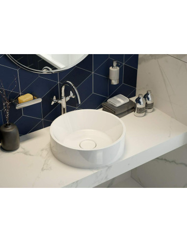 Deante apaļais ziepju dozators - stiprināms pie sienas ADR_0421