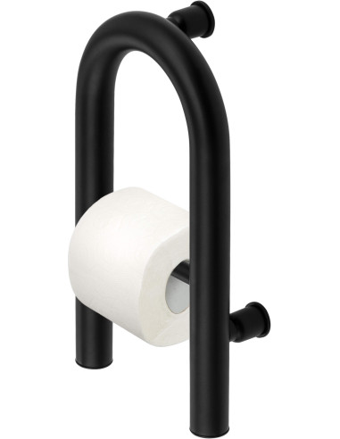 Deante Vital pie sienas stiprināms rokturis ar vietu tualetes papīram - 2in1 NIV_B41F