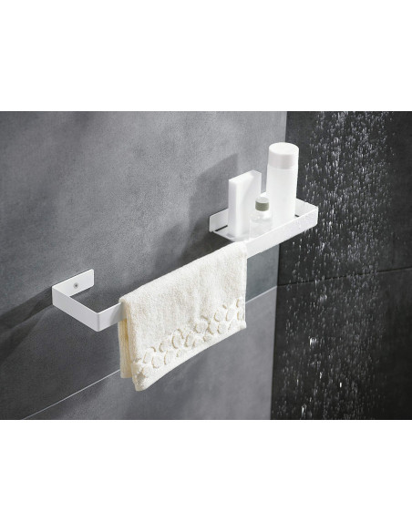 Deante Mokko Pie sienas stiprināms pakaramais, dvieļiem - ar plauktu ADM_A631