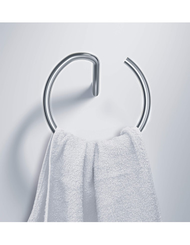 Deante Silia Dvieļu pakaramais, piestiprināms pie sienas - apaļš ADI_0611