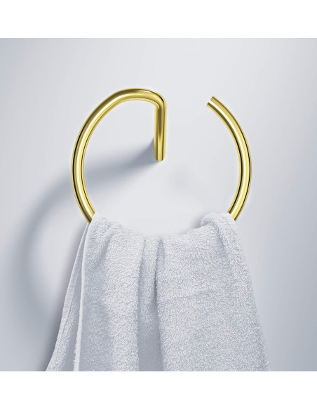 Deante Silia Dvieļu pakaramais, piestiprināms pie sienas - apaļš ADI_Z611