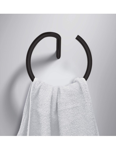 Deante Silia Dvieļu pakaramais, piestiprināms pie sienas - apaļš ADI_N611