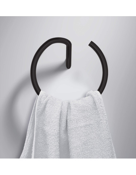 Deante Silia Dvieļu pakaramais, piestiprināms pie sienas - apaļš ADI_N611