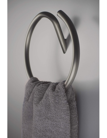 Deante Silia Dvieļu pakaramais, piestiprināms pie sienas - apaļš ADI_D611