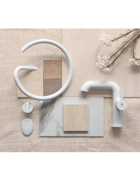 Deante Silia Dvieļu pakaramais, piestiprināms pie sienas - apaļš ADI_A611