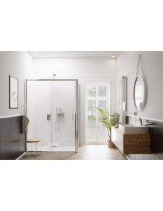 Deante apaļais kosmētikas spogulis, uz pagarinājuma sviras - divpusējs ADR_0811 2