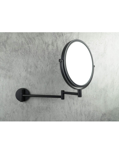 Deante apaļais kosmētikas spogulis, uz pagarinājuma rokas - divpusējs ADR_N811
