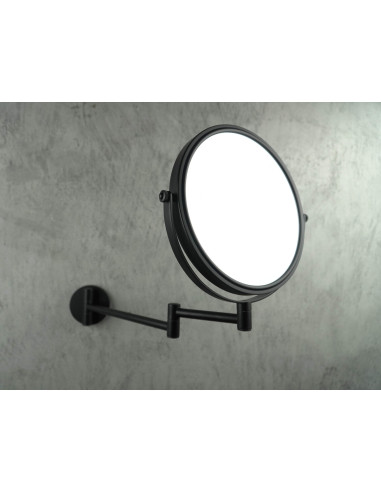 Deante apaļais kosmētikas spogulis, uz pagarinājuma rokas - divpusējs ADR_N811