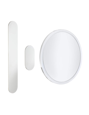 Deante apaļais kosmētikas spogulis, magnētisks - LED apgaismojums ADR_0821