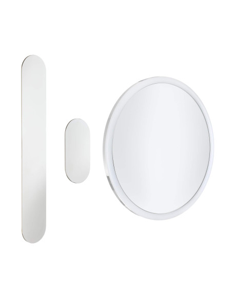 Deante apaļais kosmētikas spogulis, magnētisks - LED apgaismojums ADR_0821