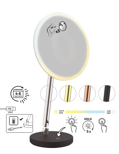 Deante Silia Cosmetic spogulis, stāvošs - LED gaisma ADI_N812 2