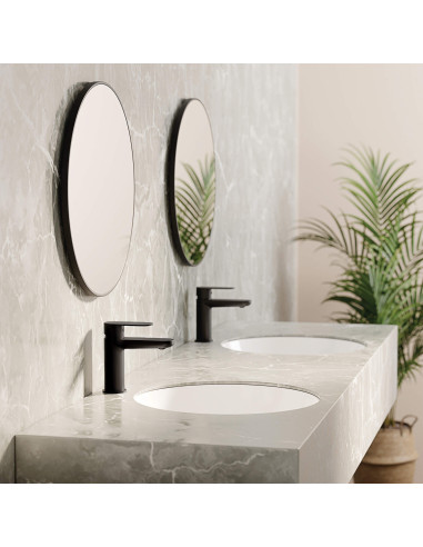 Deante apaļš spogulis, piekarināms, rāmī - apaļš ADR_N831