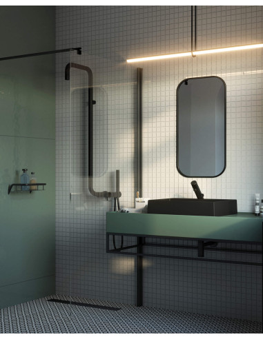 Deante Mokko Spogulis, pakarināms, rāmī - taisnstūrveida ADM_N801