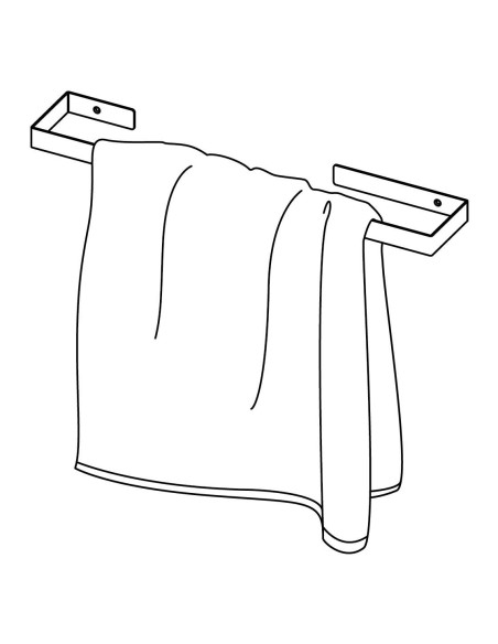 Deante Mokko sienas pakaramais dvieļiem - 60 cm ADM_N621