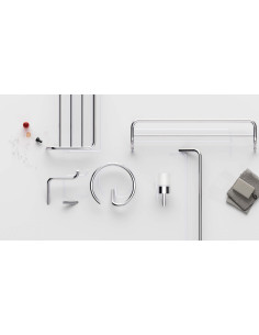 Deante Silia Dvieļu pakaramais, dubultā - pie sienas stiprināms ADI_0631 2