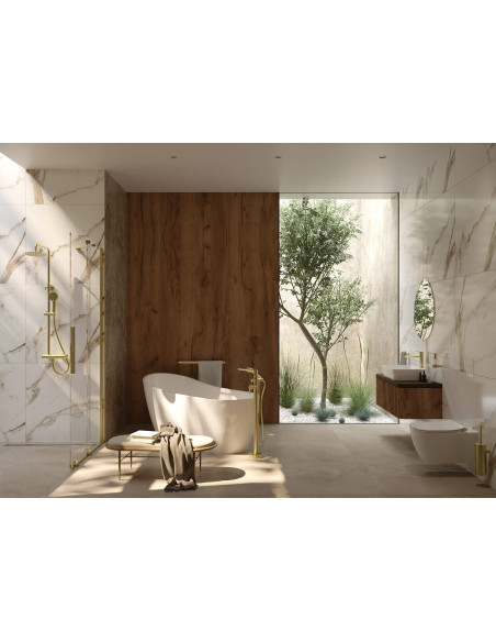 Deante apaļā tualetes birste, stiprināma pie sienas ADR_R721