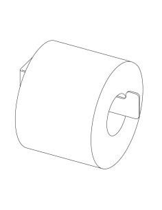 Deante Mokko Tualetes papīra turētājs, piestiprināms pie sienas ADM_A211 2