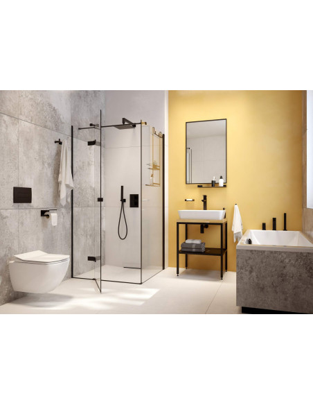 Deante Mokko Tualetes papīra turētājs, piestiprināms pie sienas - ar plauktu ADM_N221