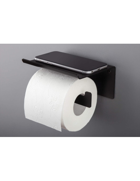 Deante Mokko Tualetes papīra turētājs, piestiprināms pie sienas - ar plauktu ADM_N221
