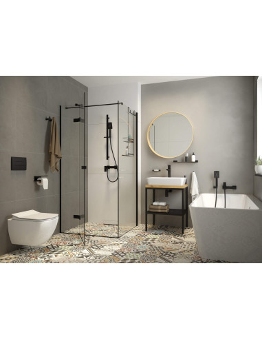 Deante Mokko Tualetes papīra turētājs, piestiprināms pie sienas - ar plauktu ADM_N221