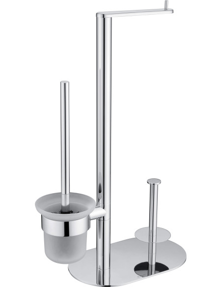 Deante apaļais tualetes papīra statīvs, 3 funkcijas ADR_0732