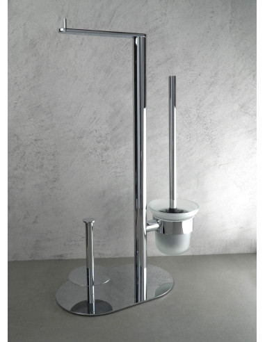 Deante apaļais tualetes papīra statīvs, 3 funkcijas ADR_0732