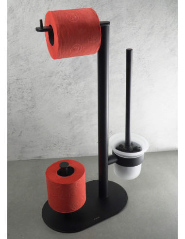 Deante apaļais tualetes papīra statīvs, 3 funkcijas ADR_N732