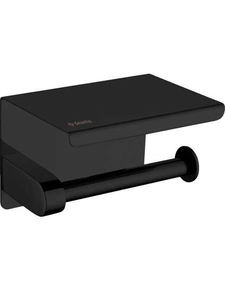 Deante apaļais tualetes papīra turētājs, stiprinājums pie sienas - ar plauktu ADR_N221