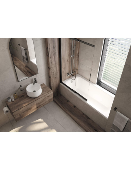 Deante Prizma vannas sieniņa, 100x140 cm KTJ_D73R