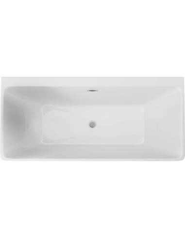 Deante Hiacynt akrila vanna, pie sienas piestiprināma/brīvi stāvoša, taisnstūrveida - 160 cm KDH_016W