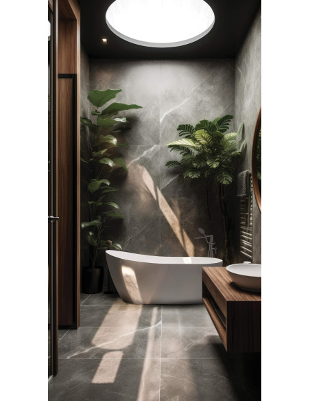 Deante Arnika Akrila vanna, brīvi stāvoša, asimetriska - 150 cm KDA_015W