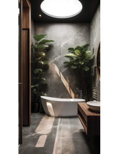 Deante Arnika Akrila vanna, brīvi stāvoša, asimetriska - 170 cm KDA_017W