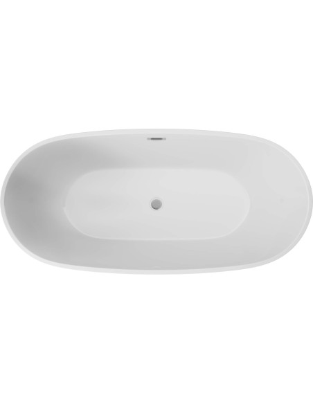 Deante Alpinia akrila vanna, brīvi stāvoša, ovāla - 160 cm KDU_016W