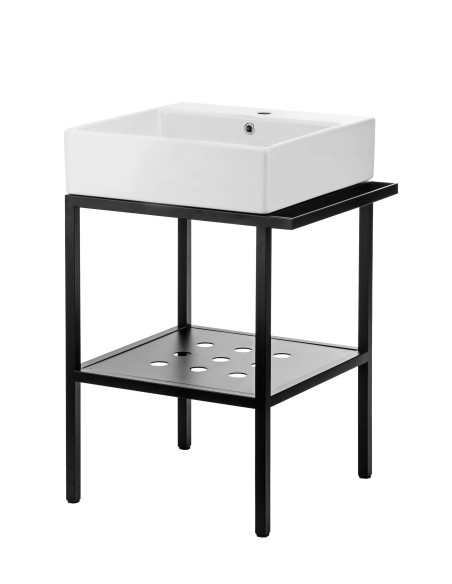 Deante Temisto Stāvoša vannas istabas konsole, ar izlietni - 56,5x50 cm CDTS6U5S